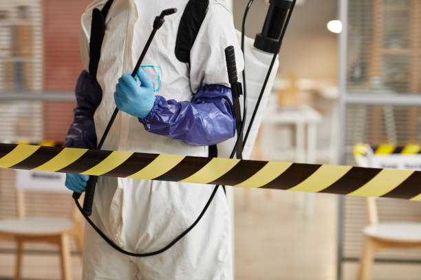 Professional Biohazard technician working in Durham, NH